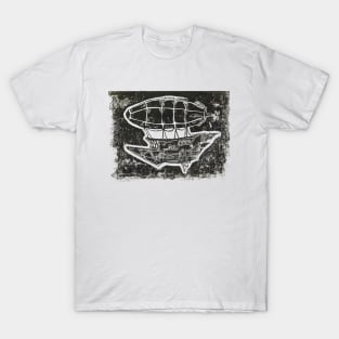 steampunk airship T-Shirt